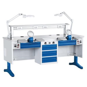 Dental Lab Equipment Double/Twin-Type Dental Workbench/Workstation JW-56(1.8M)